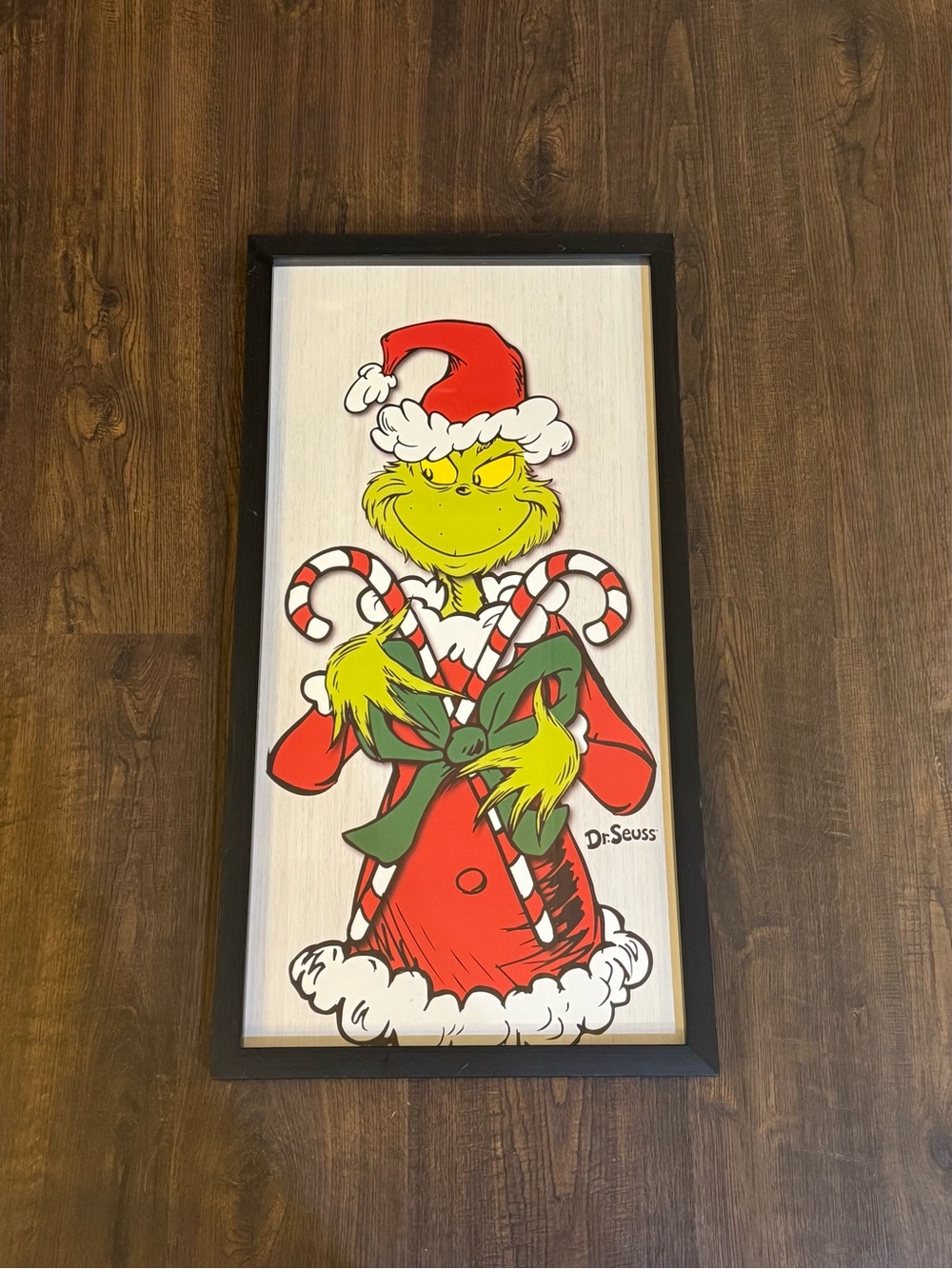 Dr. Seuss Grinch Christmas Framed Print